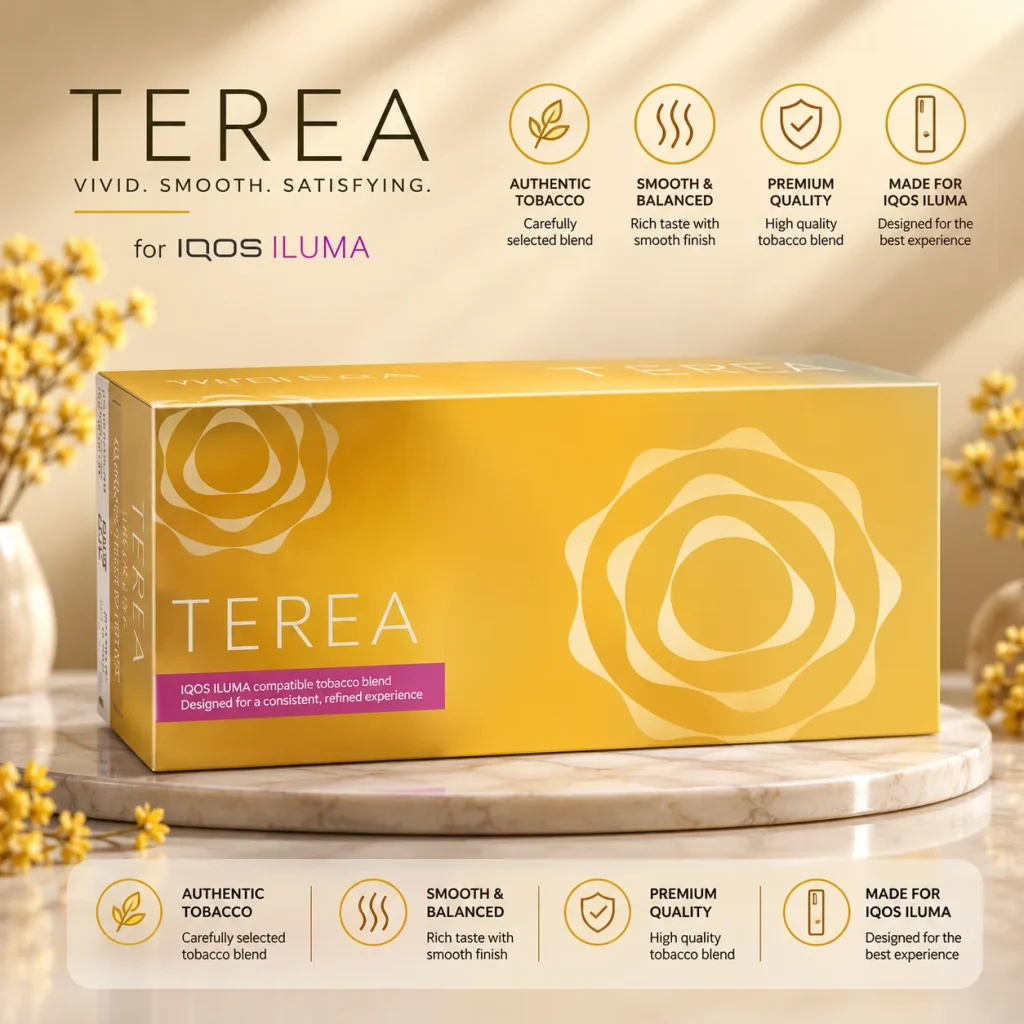 Buy Online IQOS HEETS TEREA Yellow Kazakhstan In Dubai
