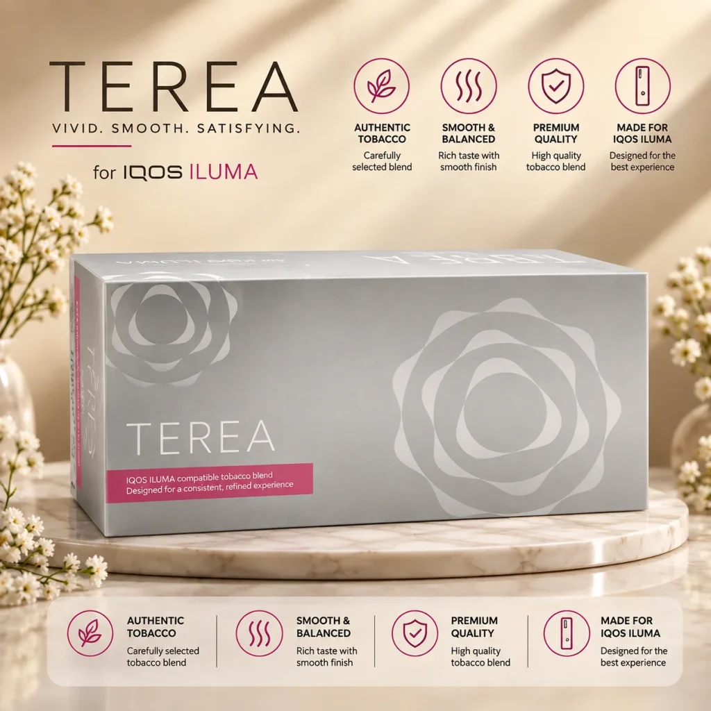 Buy Online TEREA Silver Kazakhstan For IQOS ILUMA In Dubai