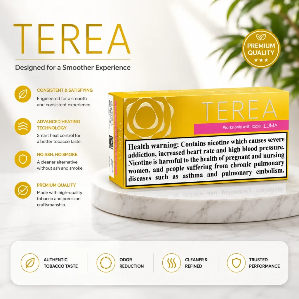 HEETS TEREA Yellow – Buy for IQOS ILUMA in Dubai & Ajman