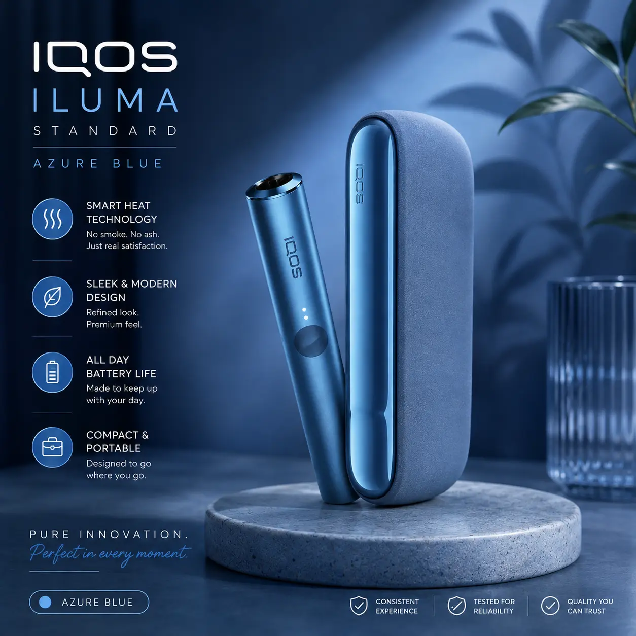 IQOS ILUMA Standard Azure Blue Dubai