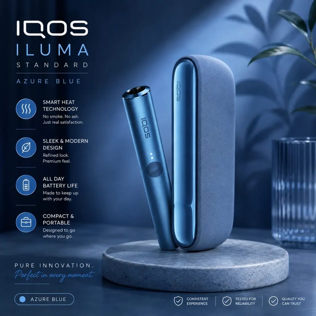 IQOS ILUMA Azure Blue – Buy Online Dubai UAE