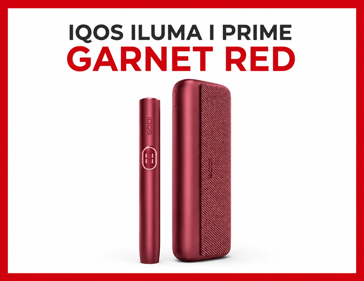 IQOS ILUMA I Prime Garnet Red IQOS ILUMA I Prime Garnet Red