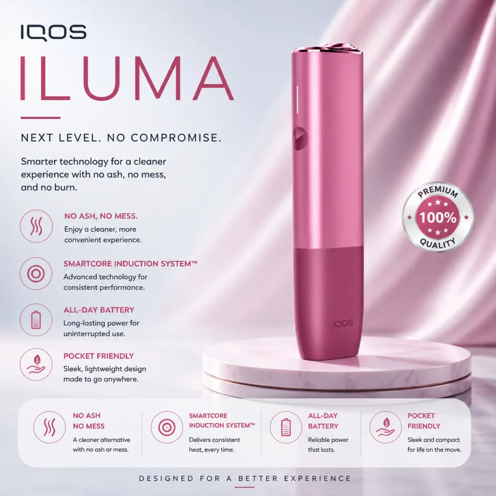 IQOS ILUMA ONE Sunset Red – Buy Online in Dubai UAE