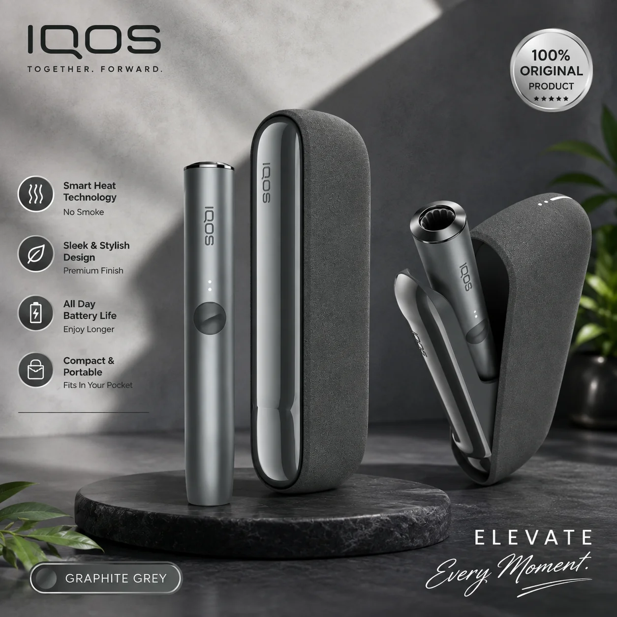 IQOS ILUMA Pebble Grey – Buy Online in Dubai UAE IQOS ILUMA Pebble Grey – Buy Online in Dubai UAE