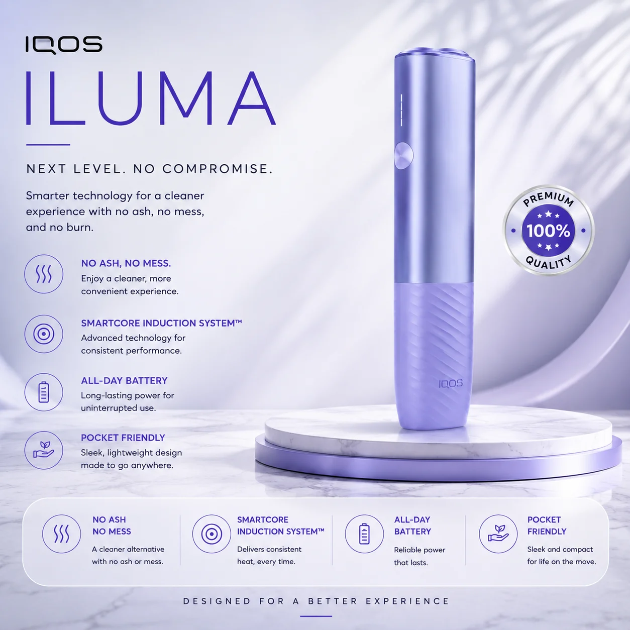 IQOS ILUMA i ONE Violet in Dubai UAE