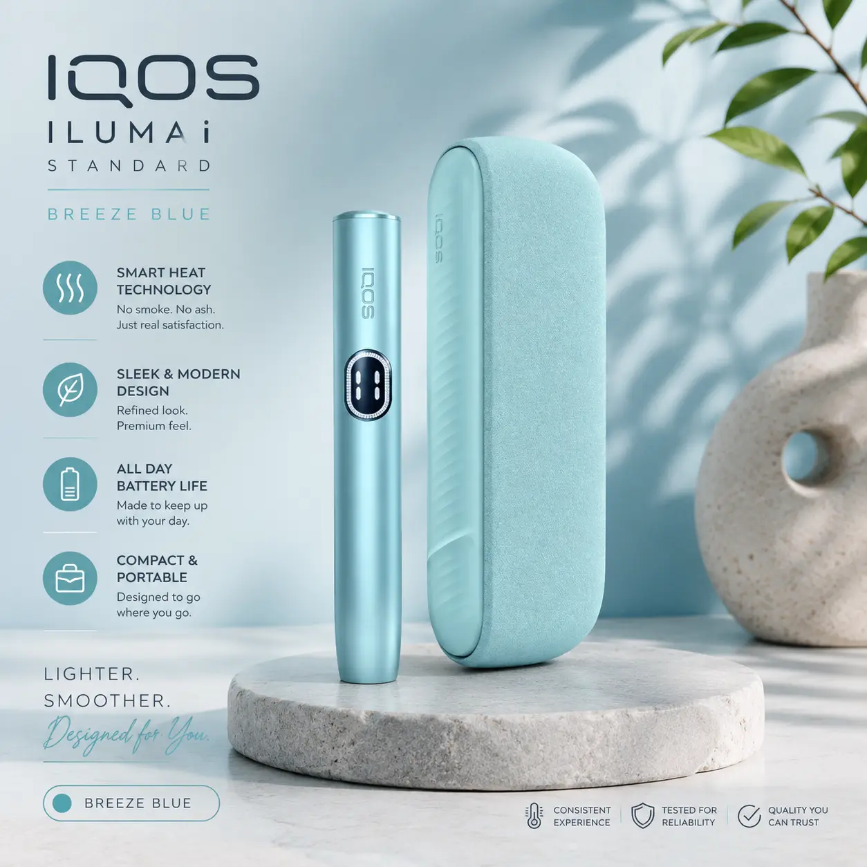 IQOS ILUMA i Series Breeze Blue Dubai